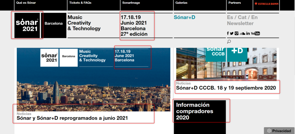 seo contenido sonar